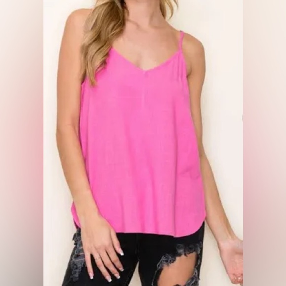 Staccato bubble gum tank top